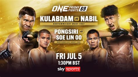 ONE Championship: Watch free live stream of Kulabdam Sor Jor .